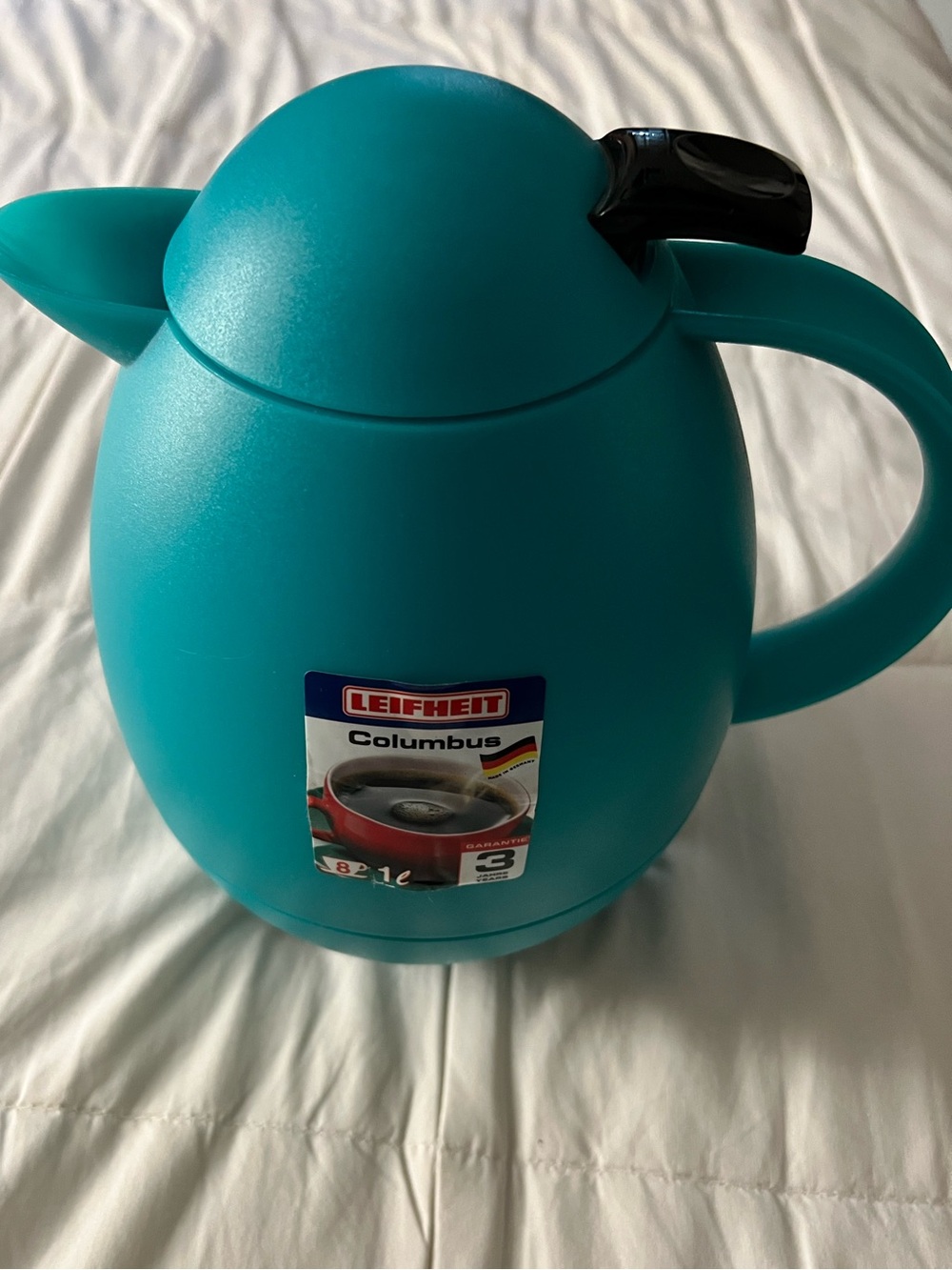 Leifheit Columbus Teal Insulated Coffee Jug Carafe